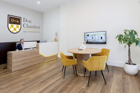 Recepción Inmobiliaria Don Chamberri - Madrid